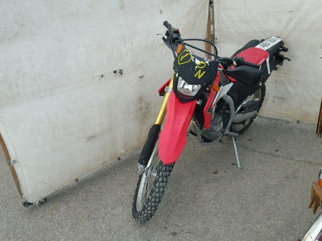 MLHMD3811E5104993 - 2014 HONDA CRF250 L RED photo 2