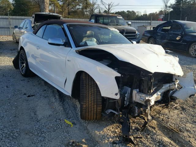 WAUVGAFH3DN005879 - 2013 AUDI S5 PRESTIG WHITE photo 1