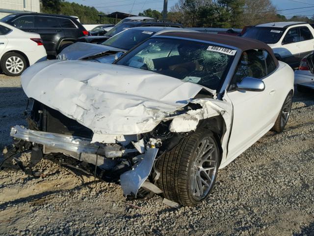 WAUVGAFH3DN005879 - 2013 AUDI S5 PRESTIG WHITE photo 2