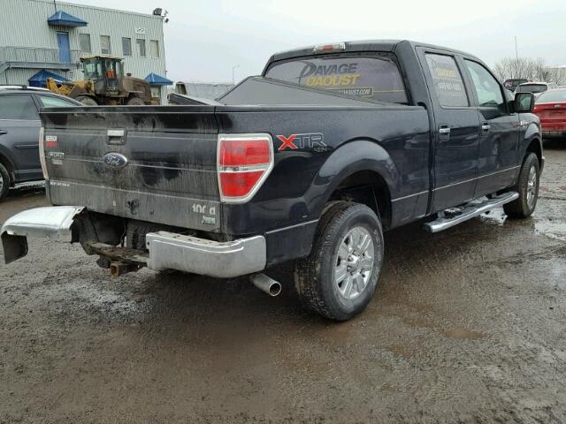 1FTFW1EV7AFC92649 - 2010 FORD F150 SUPER BLACK photo 4