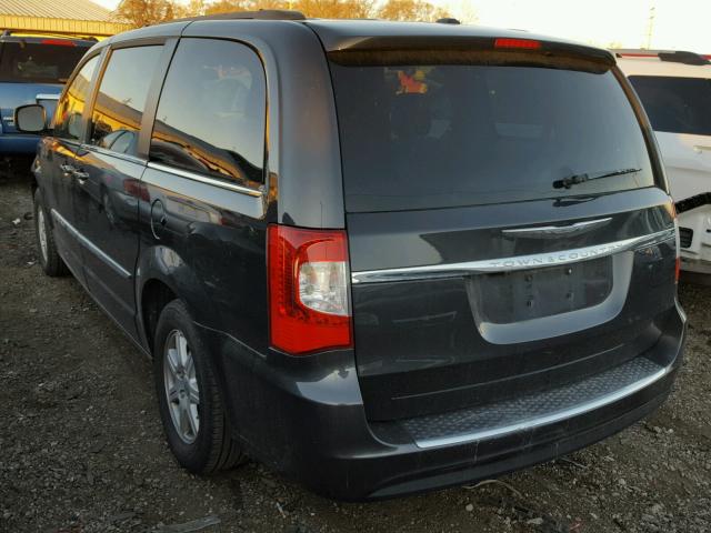 2C4RC1BG0CR415845 - 2012 CHRYSLER TOWN & COU CHARCOAL photo 3