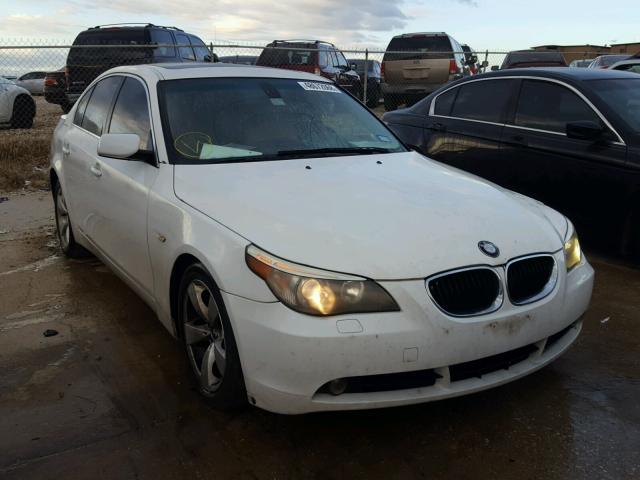 WBANA53535B858269 - 2005 BMW 525 I WHITE photo 1