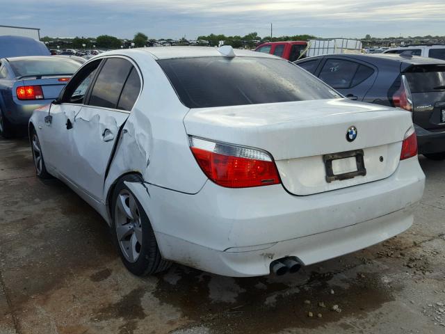 WBANA53535B858269 - 2005 BMW 525 I WHITE photo 3