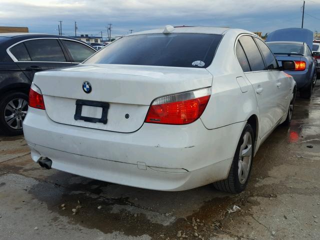 WBANA53535B858269 - 2005 BMW 525 I WHITE photo 4