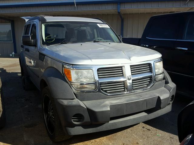 1D8GT28K58W135847 - 2008 DODGE NITRO SXT SILVER photo 1