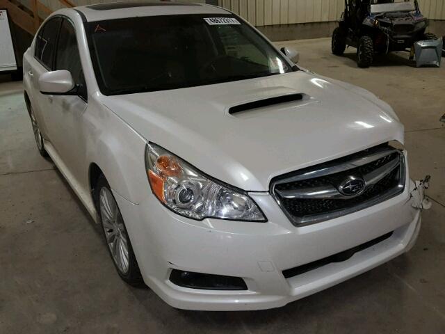 4S3BMKL6XB1257107 - 2011 SUBARU LEGACY 2.5 WHITE photo 1