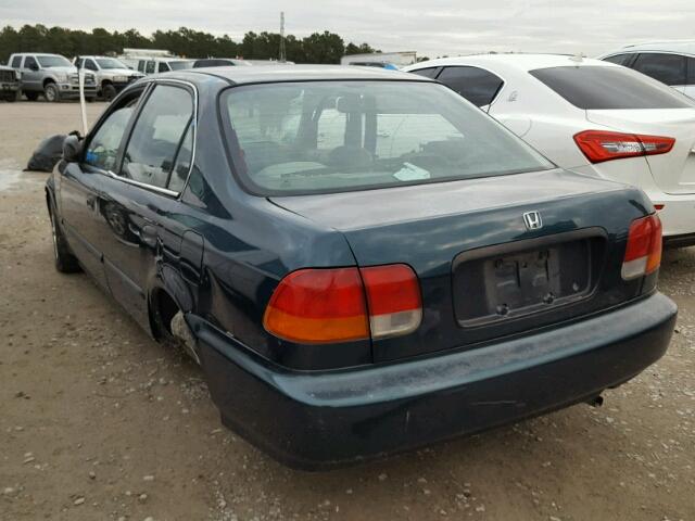 1HGEJ6673WL053620 - 1998 HONDA CIVIC LX GREEN photo 3