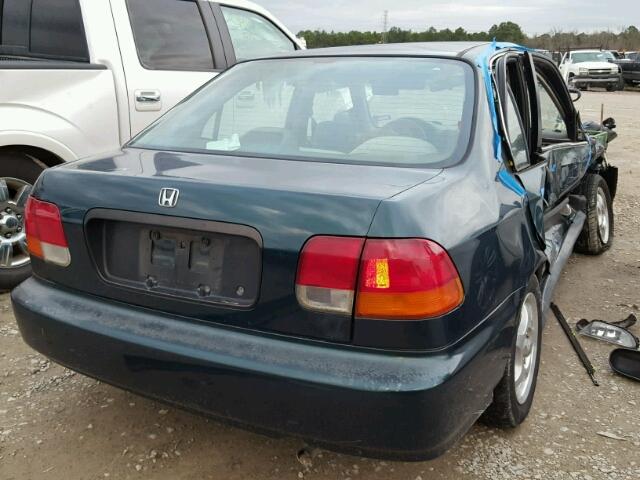 1HGEJ6673WL053620 - 1998 HONDA CIVIC LX GREEN photo 4