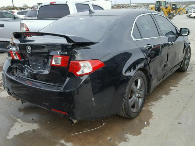 JH4CU2F63AC013848 - 2010 ACURA TSX BLACK photo 4