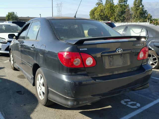 1NXBR30E65Z497949 - 2005 TOYOTA COROLLA CE BLACK photo 3