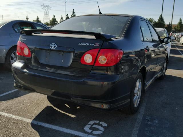 1NXBR30E65Z497949 - 2005 TOYOTA COROLLA CE BLACK photo 4