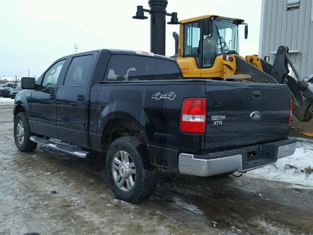 1FTRW14W86FA76775 - 2006 FORD F150 SUPER BLACK photo 3