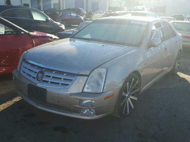 1G6DC67A850209216 - 2005 CADILLAC STS BEIGE photo 2