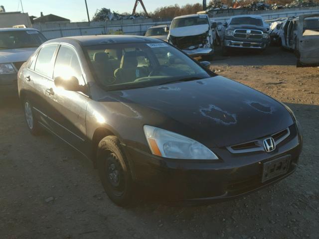 1HGCM56483A010543 - 2003 HONDA ACCORD LX BLACK photo 1