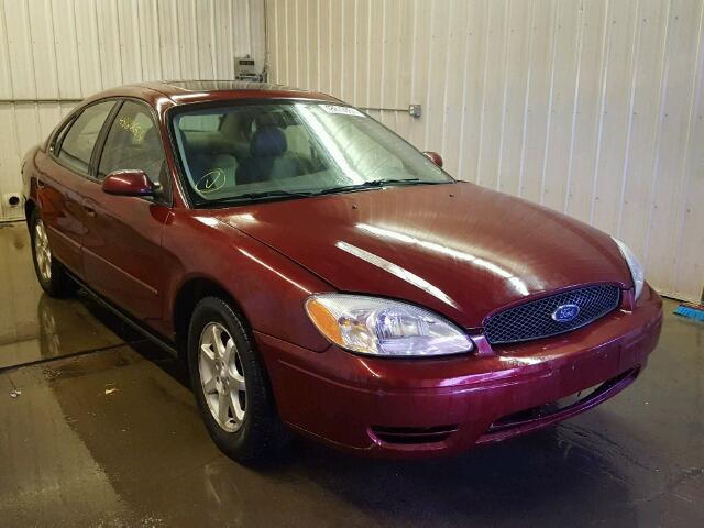 1FAFP56U97A131371 - 2007 FORD TAURUS SEL RED photo 1