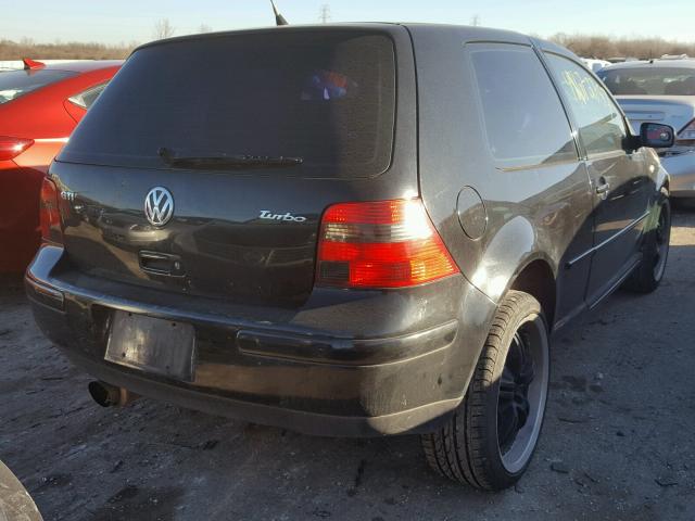 9BWDD61J614039983 - 2001 VOLKSWAGEN GTI GLS BLACK photo 4