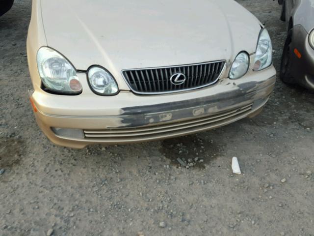 JT8BD69S140199617 - 2004 LEXUS GS 300 GOLD photo 9