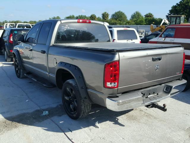 1D7HA18N95S343090 - 2005 DODGE RAM 1500 S GRAY photo 3