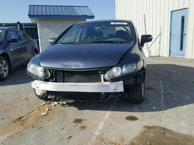 JHMFA36206S012386 - 2006 HONDA CIVIC HYBR BLUE photo 9