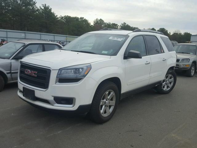 1GKKVPKD0FJ216960 - 2015 GMC ACADIA SLE WHITE photo 2