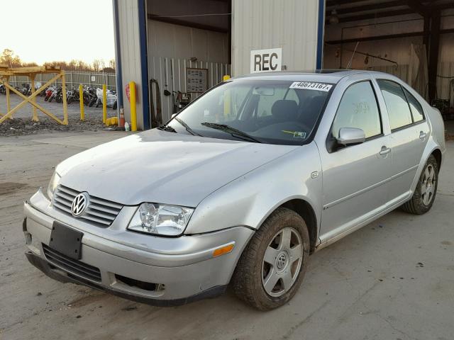 3VWSK29M11M071563 - 2001 VOLKSWAGEN JETTA GLS SILVER photo 2