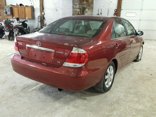 4T1BF30K26U112869 - 2006 TOYOTA CAMRY LE MAROON photo 4