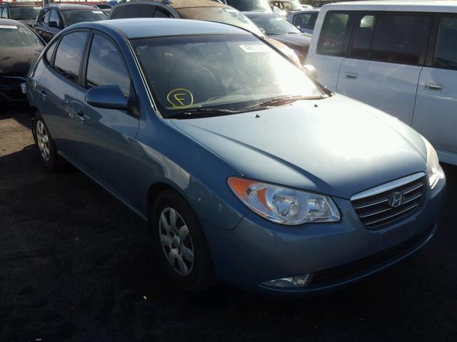 KMHDU46DX7U247693 - 2007 HYUNDAI ELANTRA GL BLUE photo 1