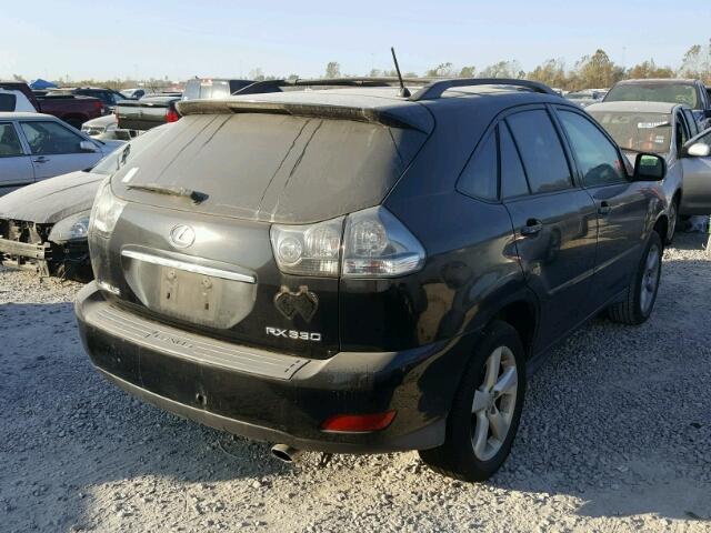 JTJGA31U040010271 - 2004 LEXUS RX 330 BLACK photo 4