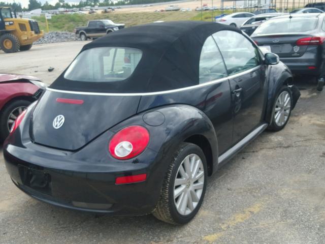 3VWRF31Y38M400829 - 2008 VOLKSWAGEN NEW BEETLE 黑色 照片 4