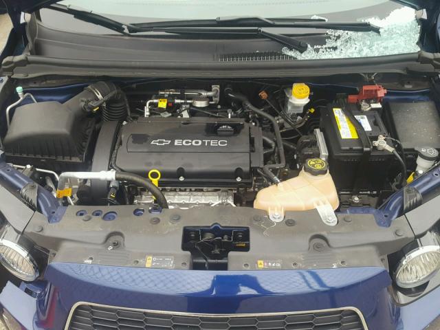 1G1JA5SH1C4216981 - 2012 CHEVROLET SONIC LS BLUE photo 7