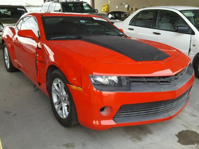 2G1FB1E30F9284878 - 2015 CHEVROLET CAMARO LS RED photo 1