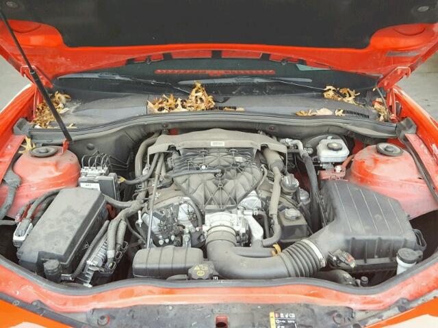 2G1FB1E30F9284878 - 2015 CHEVROLET CAMARO LS RED photo 7