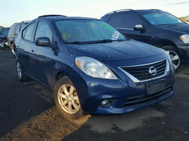 3N1CN7AP3CL927300 - 2012 NISSAN VERSA S BLUE photo 1