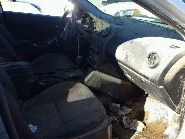 1G2ZG57B394124636 - 2009 PONTIAC G6 SILVER photo 5