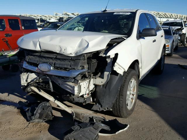 2FMDK3GC9BBB67290 - 2011 FORD EDGE SE WHITE photo 2