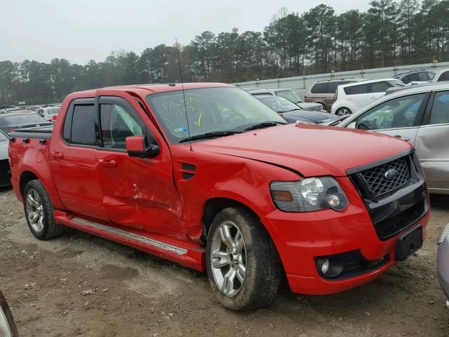 1FMEU3DE5AUF07791 - 2010 FORD EXPLORER S RED photo 1