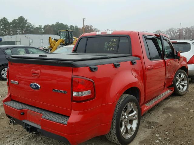 1FMEU3DE5AUF07791 - 2010 FORD EXPLORER S RED photo 4