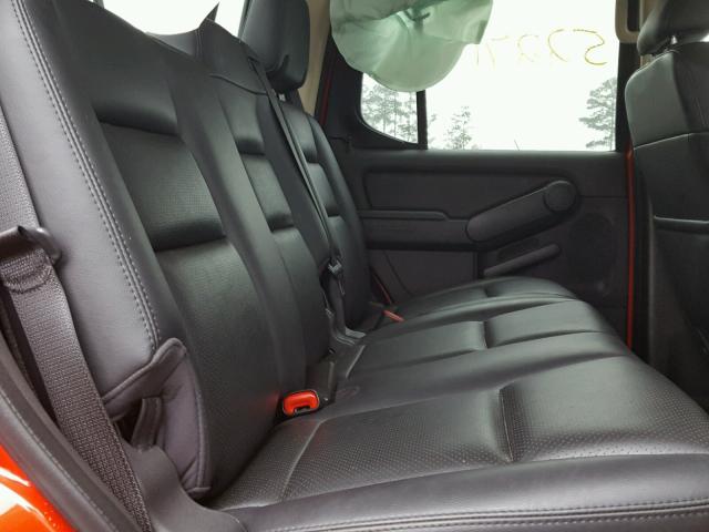 1FMEU3DE5AUF07791 - 2010 FORD EXPLORER S RED photo 6