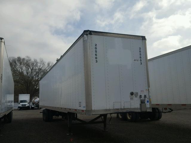 5V8VA53275M502384 - 2005 TRAIL KING 53'TRAILER WHITE photo 1