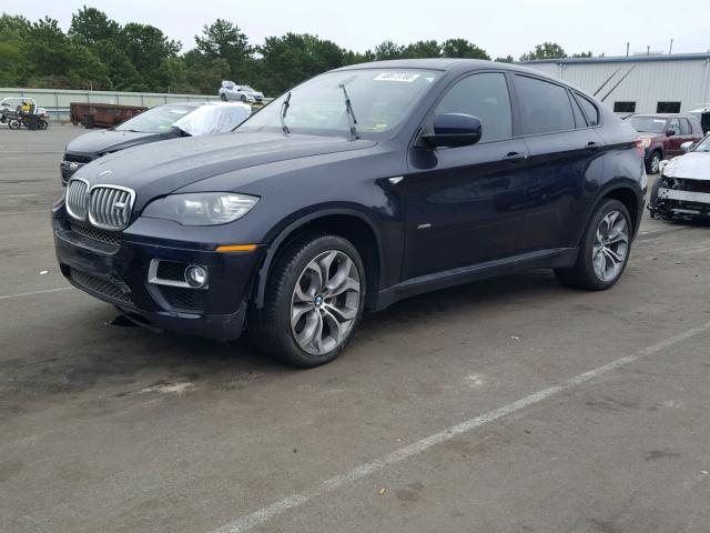 5UXFG8C51DL591681 - 2013 BMW X6 XDRIVE5 ლურჯი ფოტო 2