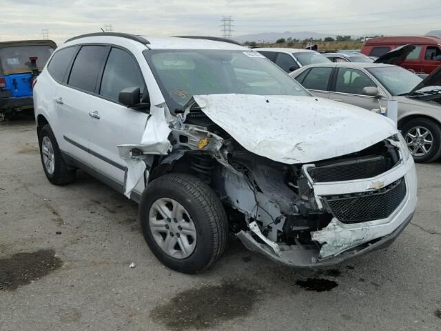 1GNLREEDXAS107405 - 2010 CHEVROLET TRAVERSE L WHITE photo 1