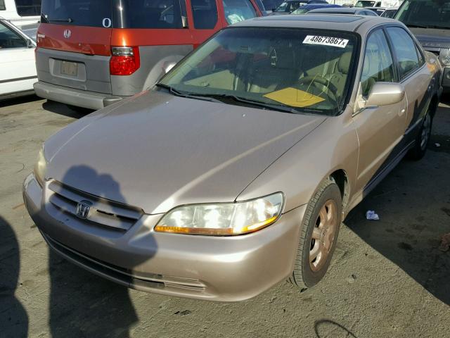 JHMCG66001C025837 - 2001 HONDA ACCORD EX BROWN photo 2