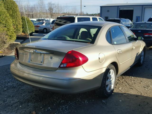 1FAFP522XYA254327 - 2000 FORD TAURUS LX BROWN photo 4