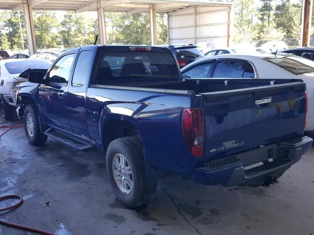 1GCKTCDE6A8128074 - 2010 CHEVROLET COLORADO L BLUE photo 3