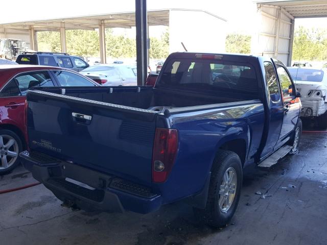 1GCKTCDE6A8128074 - 2010 CHEVROLET COLORADO L BLUE photo 4