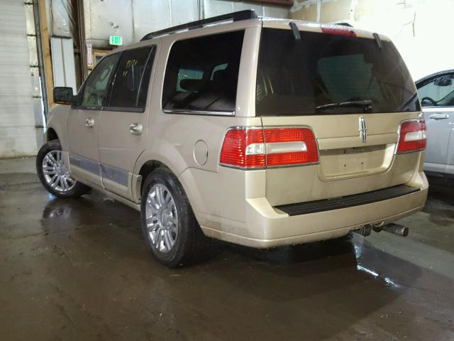 5LMFU28508LJ02136 - 2008 LINCOLN NAVIGATOR GOLD photo 3