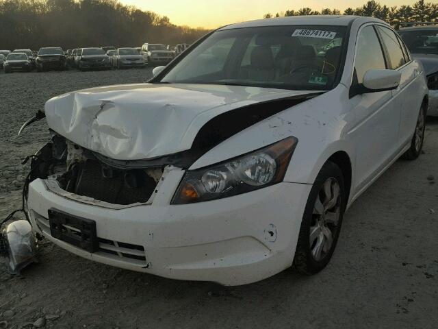 1HGCP26808A057999 - 2008 HONDA ACCORD EXL WHITE photo 2