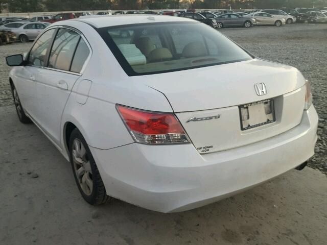 1HGCP26808A057999 - 2008 HONDA ACCORD EXL WHITE photo 3