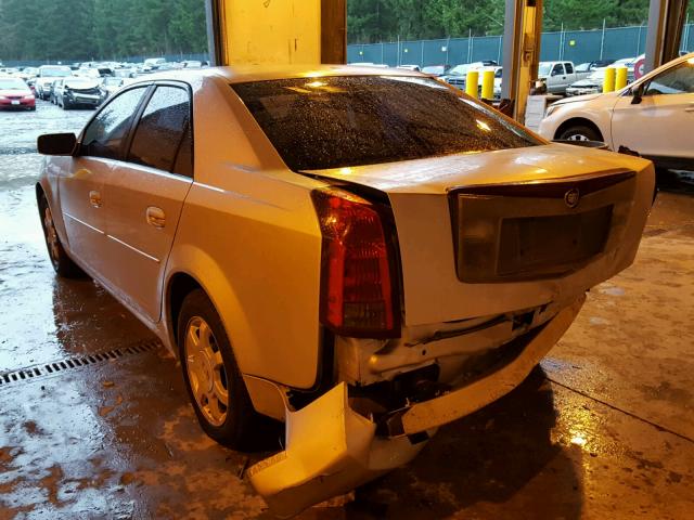 1G6DM57N030154428 - 2003 CADILLAC CTS SILVER photo 3