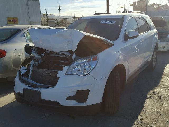 2GNALBEK4E6116342 - 2014 CHEVROLET EQUINOX LT WHITE photo 2